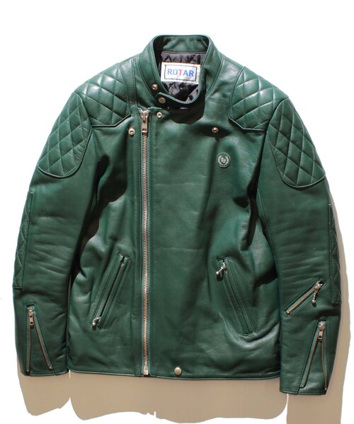 希少ローターROTARレザーライダースジャケット/ルイスレザー/ルードギャラリー ROTAR（ローター） 革ジャン ライダース ROTAR RIDERS GT (W