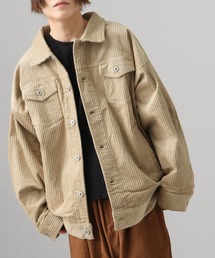 ジャケット Gジャン 古着風ビッグシルエットコーデュロイワイドgジャンジャケット セットアップ可能 Zozotown Paypayモール店 通販 Paypayモール