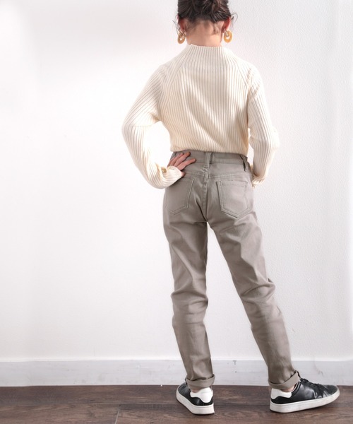 1回着用のみ‼︎ほぼ新品♡GRIS グリ リブパンツ XL ライトグレー 1回着用のみ‼︎ほぼ新品♡GRIS グリ リブパンツ XL ライトグレー