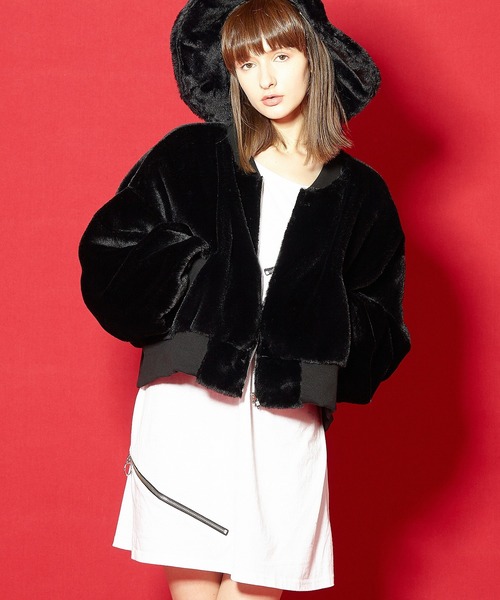 ジャケット ブルゾン ショートファースーパーショート丈ブルゾン オーバーサイズ Zozotown Paypayモール店 通販 Paypayモール