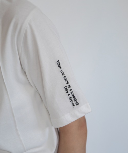 tシャツ ロゴ刺繍パイピングTシャツ レディース : ZOZOTOWN