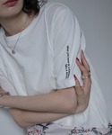 tシャツ ロゴ刺繍パイピングTシャツ/新色追加...の詳細画像1