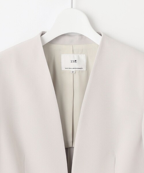 23区（ニジュウサンク） ジャケット ノーカラージャケット