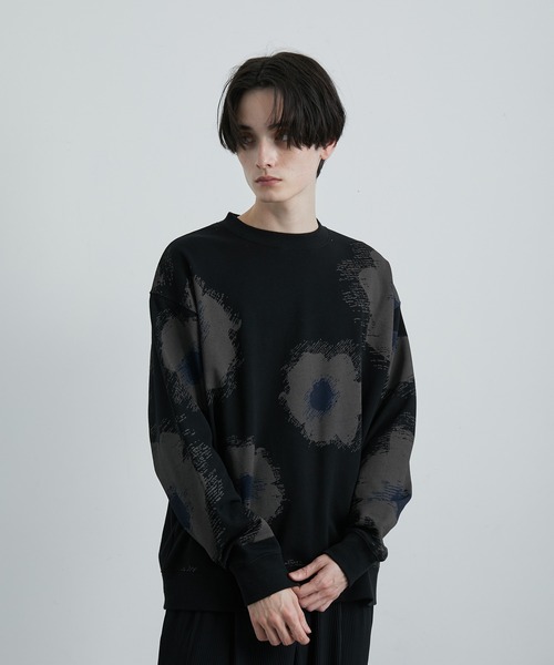 JUNRED トレーナー スウェット インクフラワーBIGスウェット