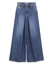 JOHN LAWRENCE SULLIVAN ワイドレッグデニム JOHN LAWRENCE SULLIVAN ジーンズ WASHED DENIM SUPER WIDE