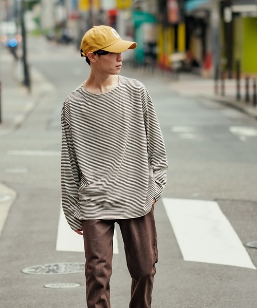 COMOLIボーダーボートネックカットソー　ロングTシャツバスクシャツ COMOLI BORDER BOAT NECK2021 - get ready(アラフォー野郎の物欲