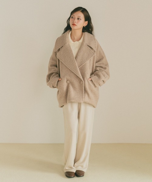 VANNIE U（ヴァニーユー） コート アウター ブークレビッグカラー