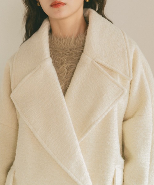 ブークレビッグカラーコート ブークレビッグカラーコート（その他アウター）｜VANNIE U