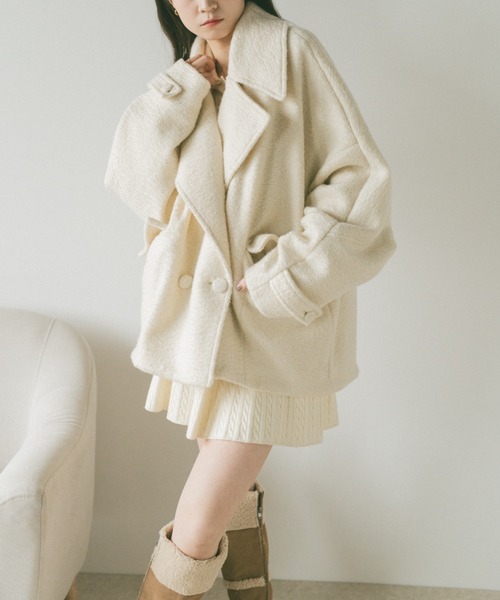 VANNIE U（ヴァニーユー） コート アウター ブークレビッグカラー