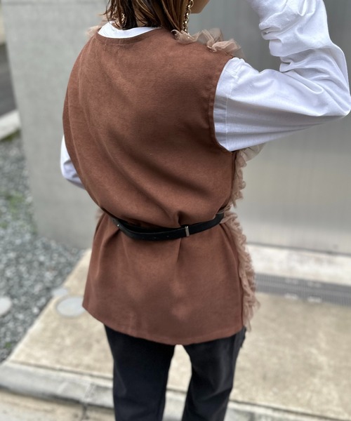 ベスト ジレ 「限定店舗展開/日本製/ワンマイルウエア」シルクネップベスト レディース 楽天市場】即納 ジレ ベスト レディース ジレベスト ポケット