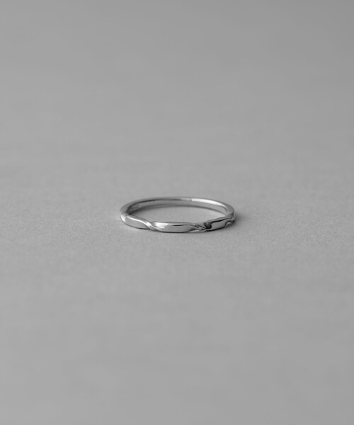 Pt 900シルバー ツイストデザインリング Pt900 ツイストデザインリング3g