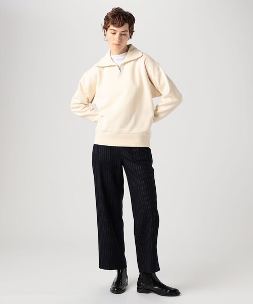 トレーナー スウェット UNION LAUNCH ハーフジッププルオーバー レディース UNION LAUNCH トレーナー スウェット ハーフジッププルオーバー