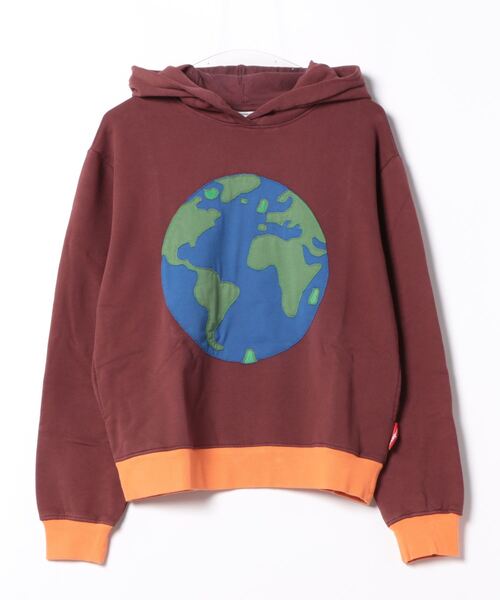 トレーナー スウェット 「Desigual x Tyler McGillivary」アースグラフィック フーディー レディース Desigual トレーナー スウェット 「Desigual x Tyler