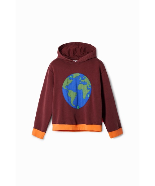 トレーナー スウェット 「Desigual x Tyler McGillivary」アースグラフィック フーディー レディース_6