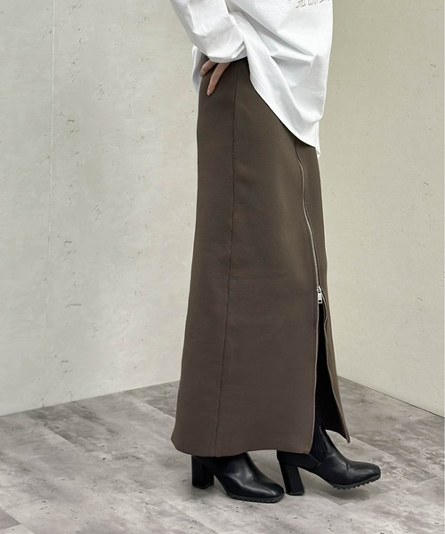 ゲンタマイシンSKIRT LONGスカート Per sist ence（パーシエンス） スカート ハイウエストニットタイト