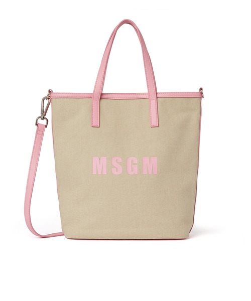 MSGM トートバッグ 「NEW」トリミングディテール 2Way
