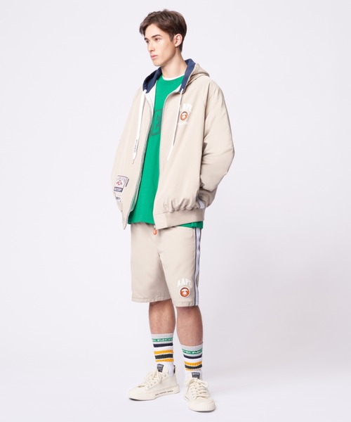 aape アウタージャケット AAPE BY A BATHING APE コート ジャケット REVERSIBLE ZIP UP