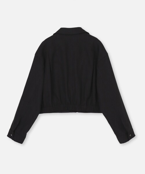 U379 allureville オックスバックバルーンショートブルゾン 2 M allureville（アルアバイル） ブルゾン アウター バックギャザーステン