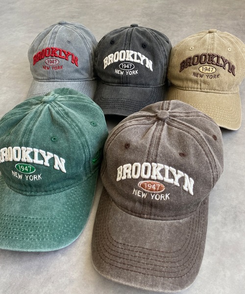 キャップ 帽子 HOOK -original- BROOKLYN アメカジ立体刺繍