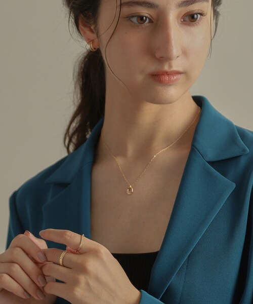 美品 COCOSHNIK ココシュニック K10 スクエア ダイヤモンドリング K10ダイヤモンド スクエア リング（リング） | COCOSHNIK（ココシュ