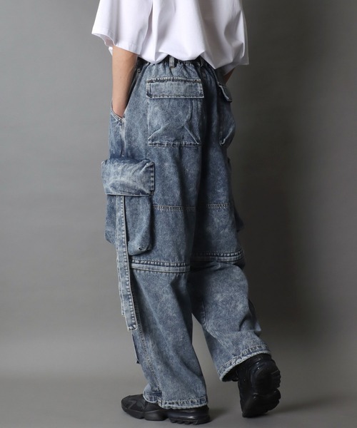 liberaiders タクティカル グレー カーゴパンツ ゴムウエスト Liberaiders (リベレイダーズ) TACTICAL PANTS タクティカル
