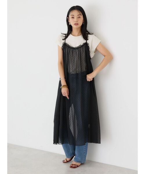 AMERICAN HOLIC ワンピース ドビーシフォンキャミワンピース
