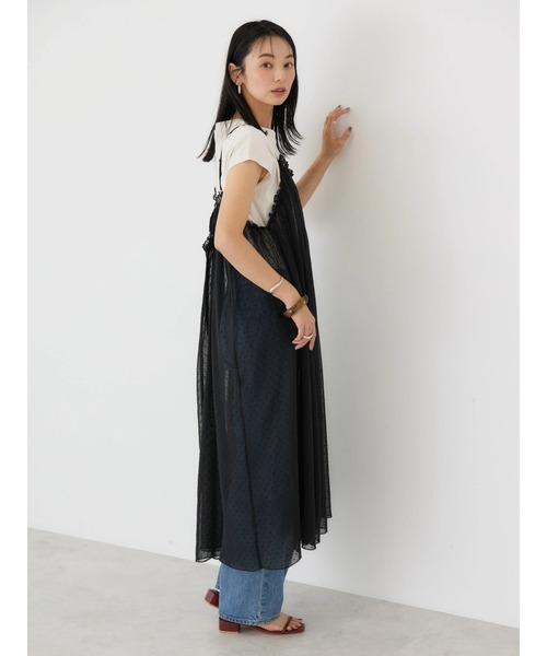AMERICAN HOLIC ワンピース ドビーシフォンキャミワンピース