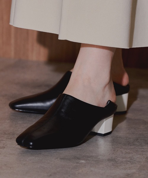 NICAL パンプス 「NICAL」バイカラーソフトバブーシュブーティ