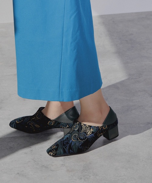 NICAL パンプス 「NICAL」バイカラーソフトバブーシュブーティ