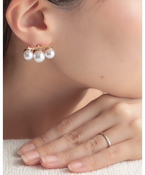 ピアス 3連パールピアス レディース : ZOZOTOWN Yahoo!店 - 通販