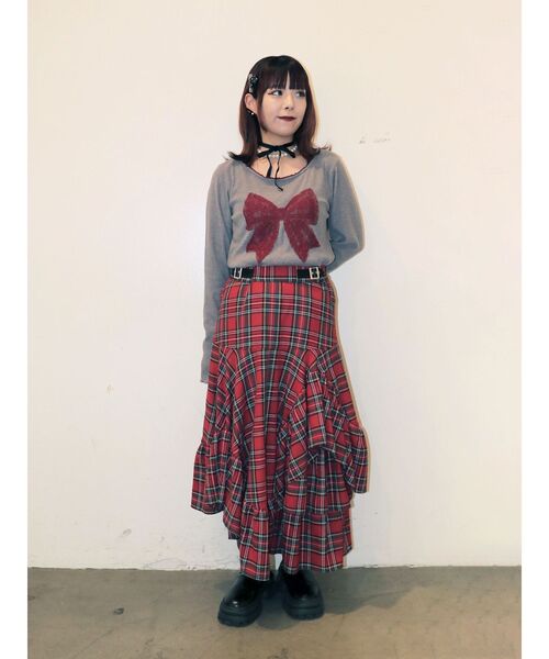jouetie tシャツ レースリボンモチーフトップス レディース
