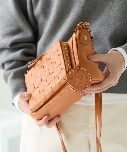 新品　未使用　ズッケロ　ショルダー　収納　バッグ　お財布　コンパクト　レディース ショルダーバッグ バッグ ズッケロ 本革 お財布 レディース : ZOZOTOWN