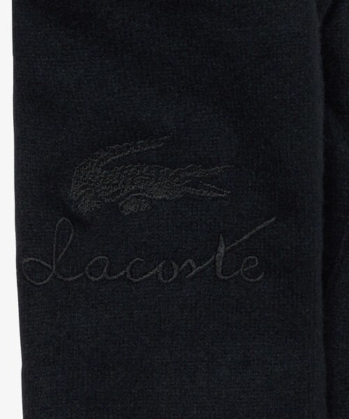 LACOSTE 手袋 ブレンドウールジャージグローブ タッチパネル対応