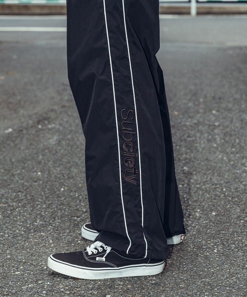 Subciety（サブサエティ） パンツ Nylon track pants メンズ