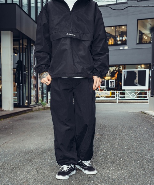 Subciety（サブサエティ） パンツ Nylon track pants メンズ