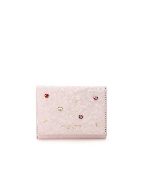 サマンサタバサプチチョイス Samantha Thavasa Petit Choice パスケース カードケース ハートストーン フラグメントケース ミニ財布  ブランド 正規品 新品 ギフト プレゼント 人気 おすすめ 誕生日 記念日 クリスマス 送料無料 ラッピング無料 Samantha Thavasa Petit Choice（サマンサタバサプチチョイス） 財布