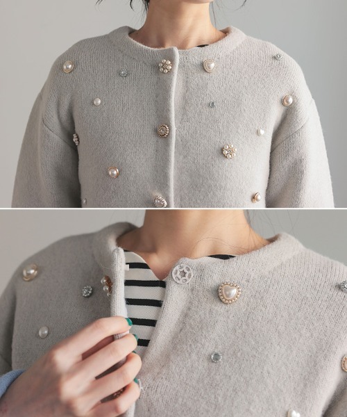 DONOBAN（ドノバン） カーディガン マルチボタンコーディガン