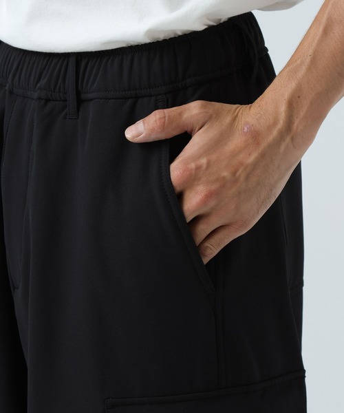 BAYFLOW カーゴパンツ 裏フリースカーゴパンツ「イージーケア