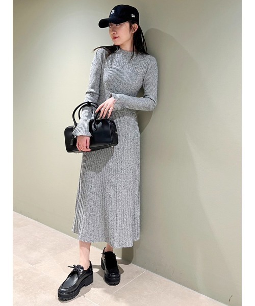 SNIDEL ワンピース バックオープンニットワンピース : ZOZOTOWN