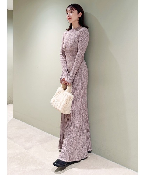 【国内配送/関税込】セザンヌ オープンバック ニット ワンピース SNIDEL ワンピース バックオープンニットワンピース : ZOZOTOWN