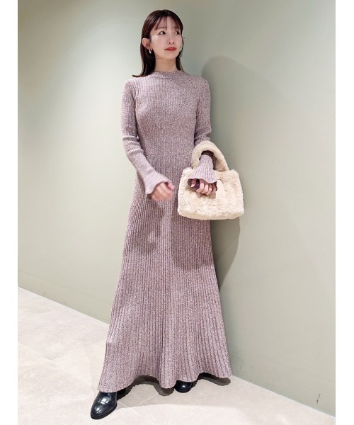 SNIDEL ワンピース バックオープンニットワンピース : ZOZOTOWN
