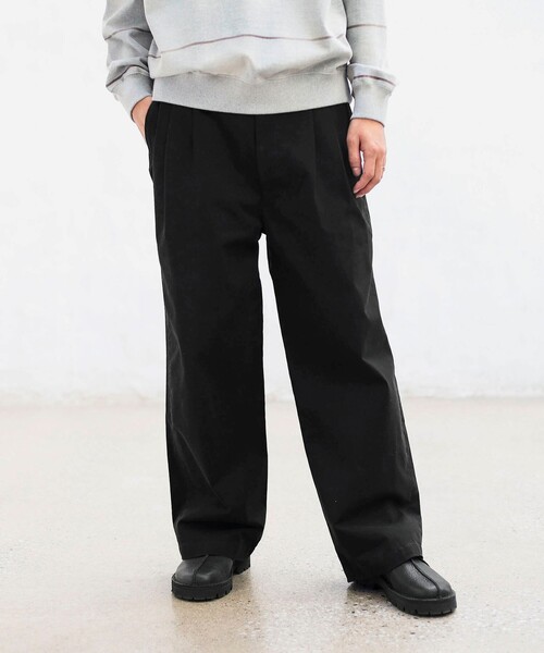 B：MING by BEAMS チノパン ambiance / Wide 2 Pleats Chino