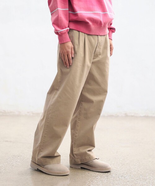 B：MING by BEAMS チノパン ambiance / Wide 2 Pleats Chino