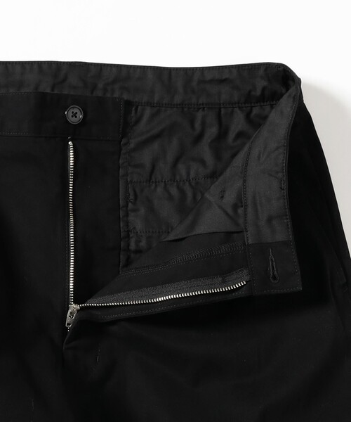 【新品】B:MING by BEAMS ワイド2プリーツチノ　ブラックL B:MING by BEAMS（ビーミング by ビームス）ambiance / Wide 2
