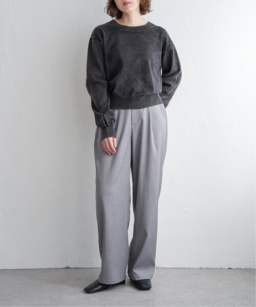 notch. ニット セーター ストーンウォッシュプルオーバーニット