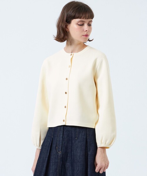 マッキントッシュ ミラノリブニットジャケット ボーダー 金ボタン