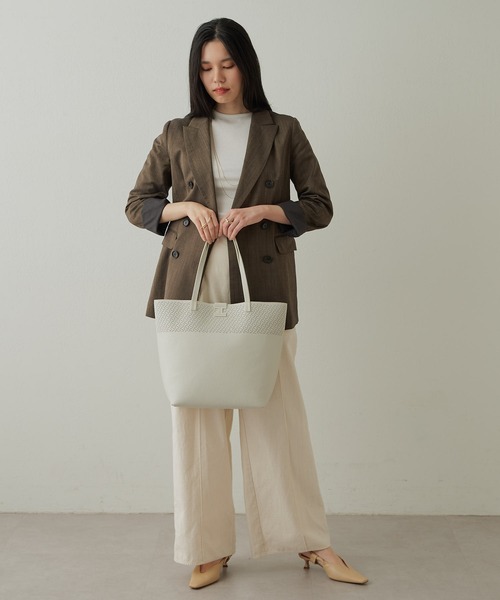 【IACUCCI】イアクッチ シエッラ CERVO/FORATO トートバッグ IACUCCI トートバッグ シエッラ CERVO/FORATO レディース