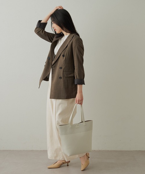国内直営【IACUCCI】SIELLA CERVO FORATO トートバッグ 送料込 国内直営【IACUCCI】SIELLA CERVO FORATO トートバッグ 送料込