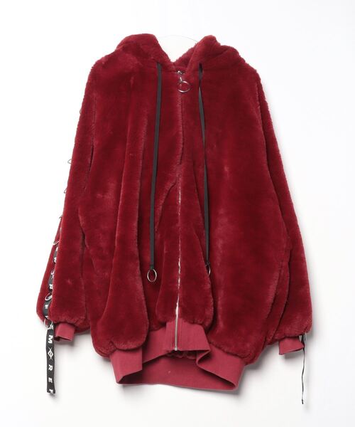 REFLEM 「REFLEM」 Dカン テープロゴ ジップアップブルゾン FREE