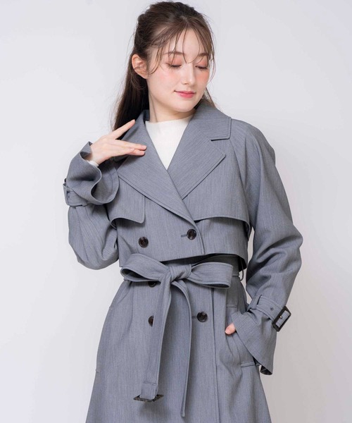 新品タグ付き未使用品♡Noela 3WAY トレンチコート ベージュ 3WAYデザイントレンチコート | コート | Noela OFFICIAL WEB